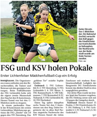 FSG und KSV holen Pokale